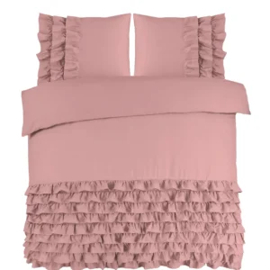 Duvet Cover Whisper Pink Ruffles