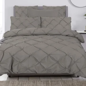 Duvet Cover Espresso Pintuck