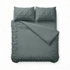 Duvet Cover Olive Pintuck