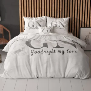Duvet Cover Night Letter