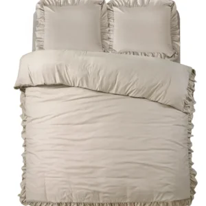 Duvet Cover Oyster Ruffles