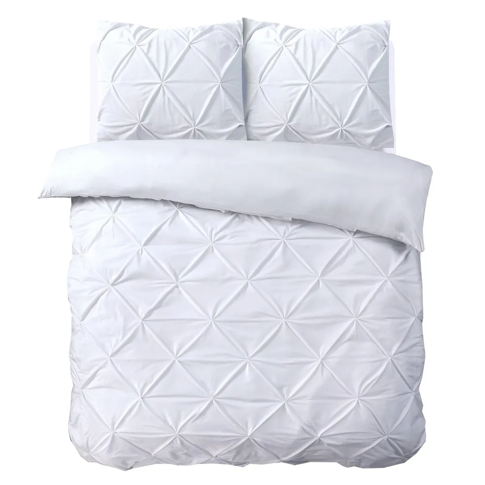 Duvet Cover Porcelain Pintuck