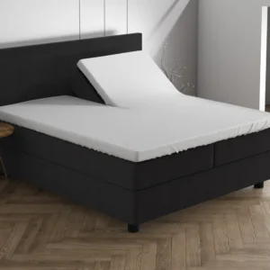 Dubbel Jersey Splittopper Hoeslaken Wit
