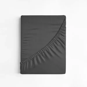 Katoenen Topper Hoeslaken Antraciet