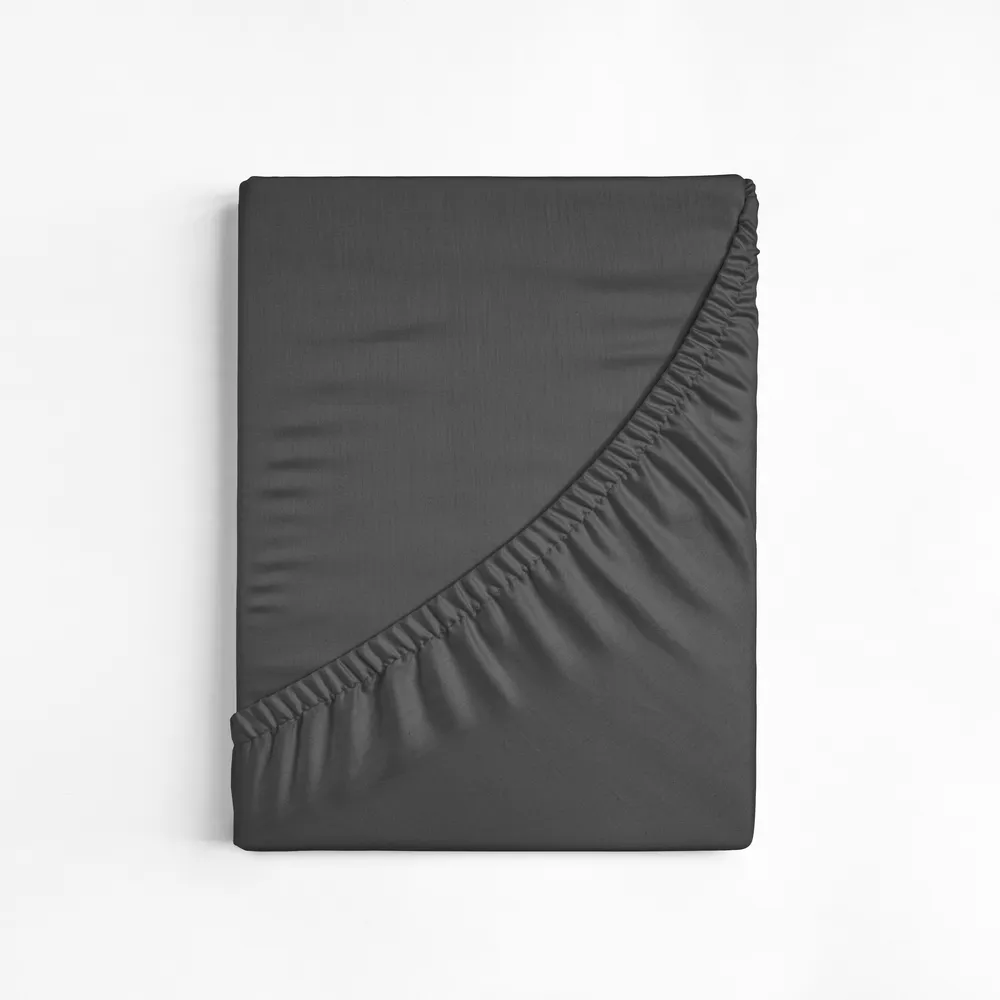 Cotton Topper Fitted Sheet Anthracite