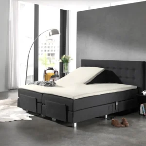 Katoenen Splittopper Hoeslaken Crème