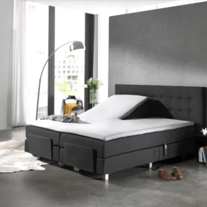 Katoenen Splittopper Hoeslaken Wit