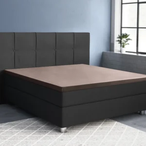 Satijnen Topper Hoeslaken Taupe