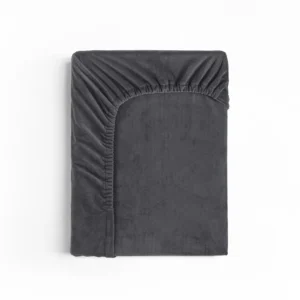Velvet Hoeslaken Antraciet
