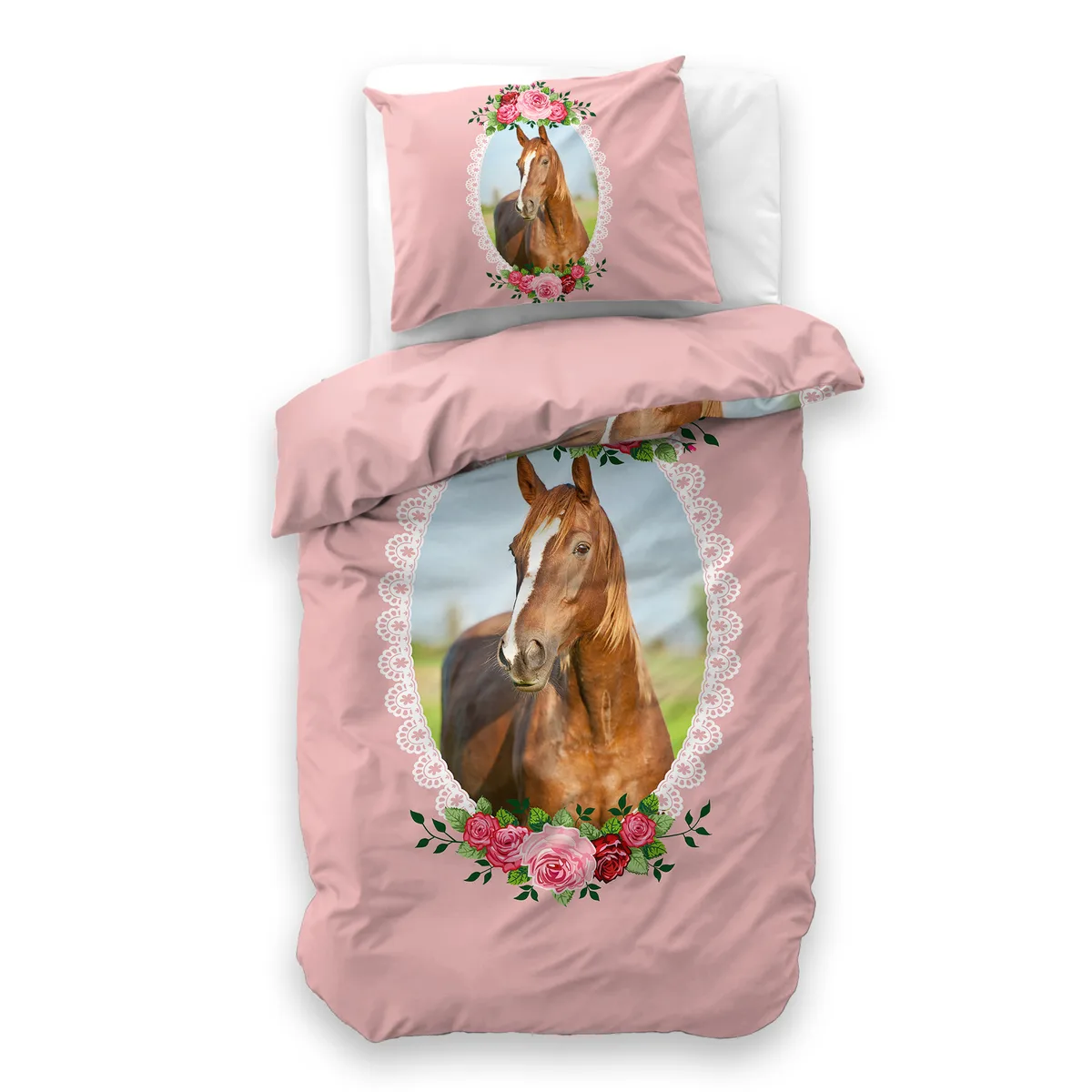 Kinderdekbedovertrek Paard