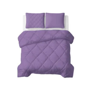 Lazy Dekbed Aubergine Reliëf