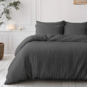 Lazy Dekbed Graniet Mousseline
