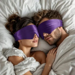 Zijden Slaapmasker Paars